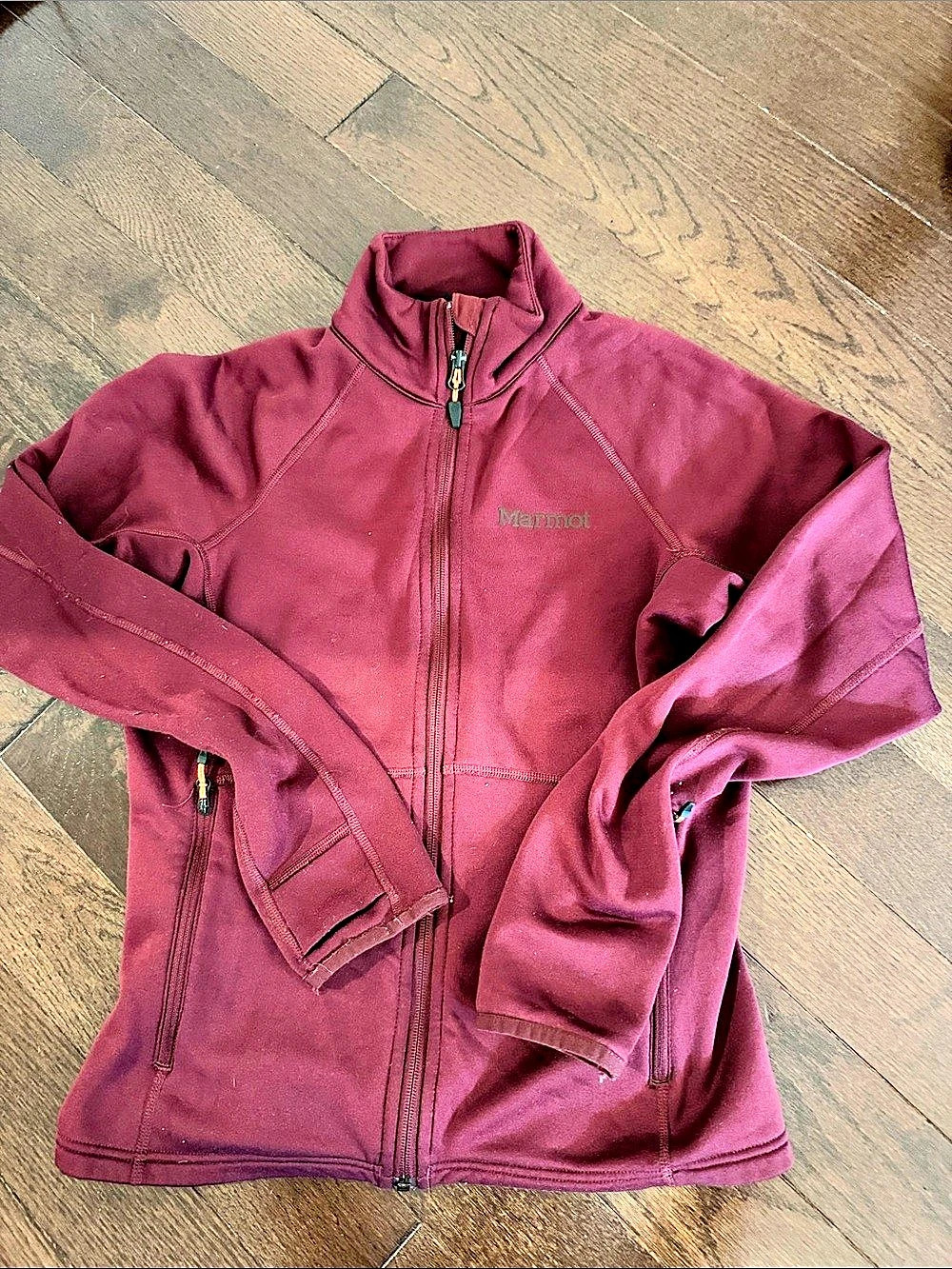 Marmot Fleece Jacket in Purple Size Small